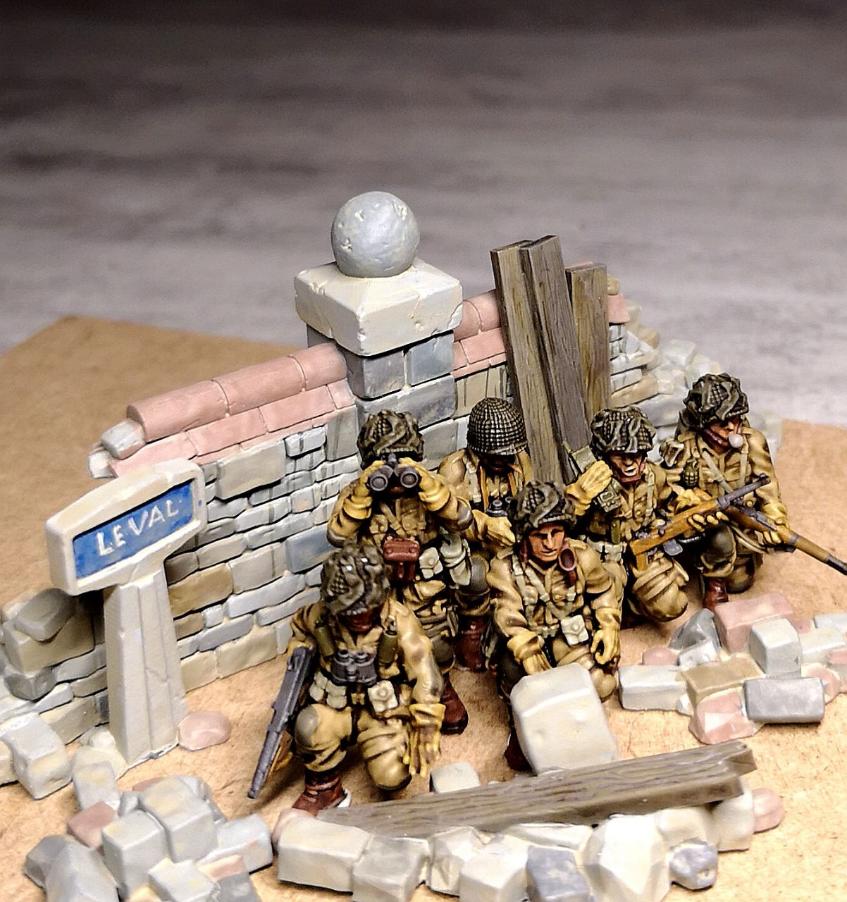 US Army Airborne HQ Group by Colonel Muller