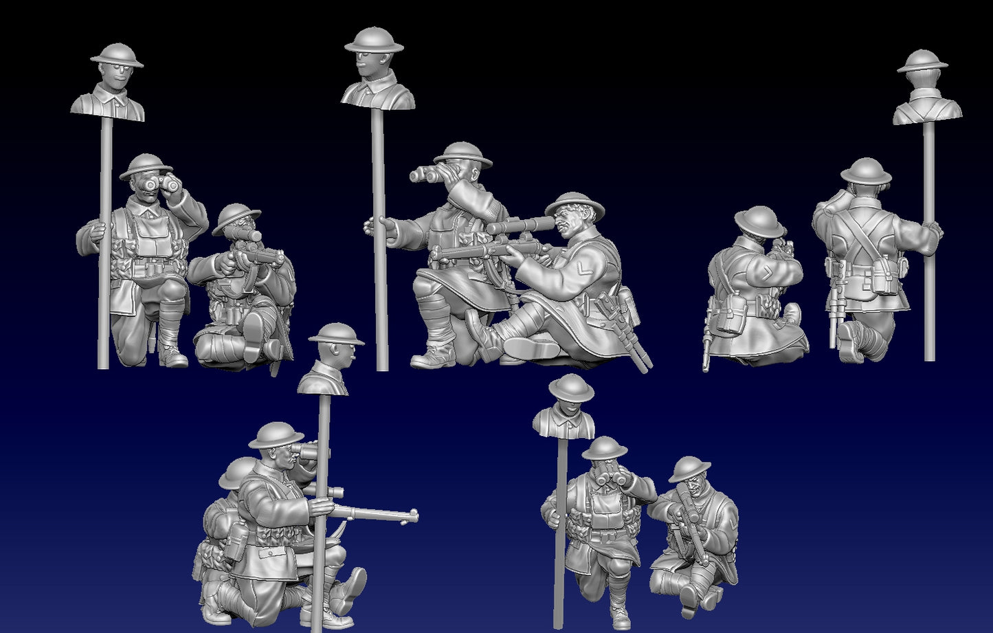 Great War Trench Sniper Team 3 by Weird Armies Reign
