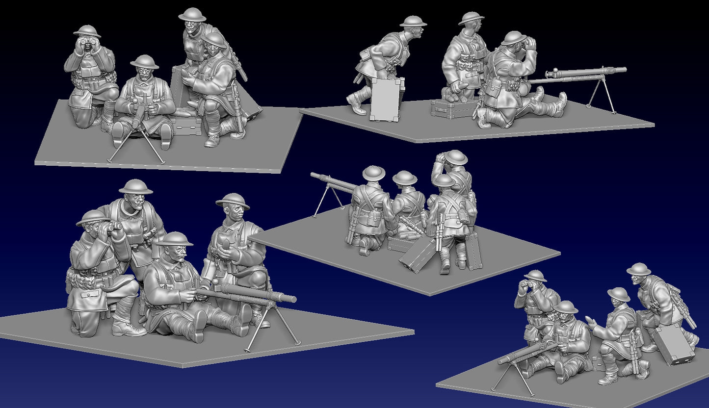 Great War Trench 1.59-inch breech-loading Vickers Q.F. Gun, Mk II "Rocket Gun" by Weird Armies Reign