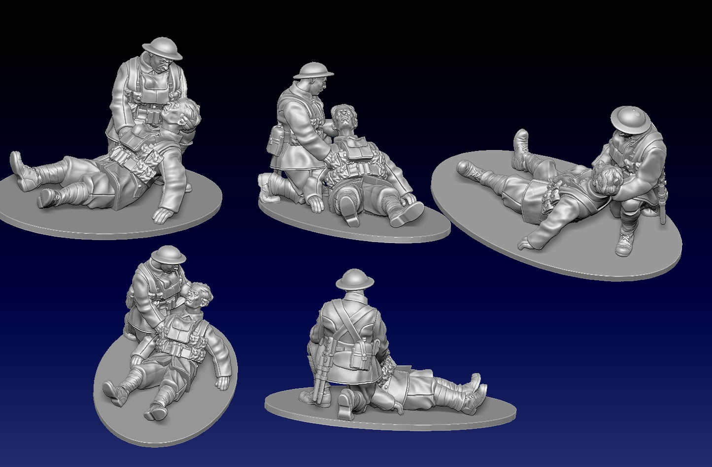 Great War Trench Infantry Casualty 9 by Weird Armies Reign