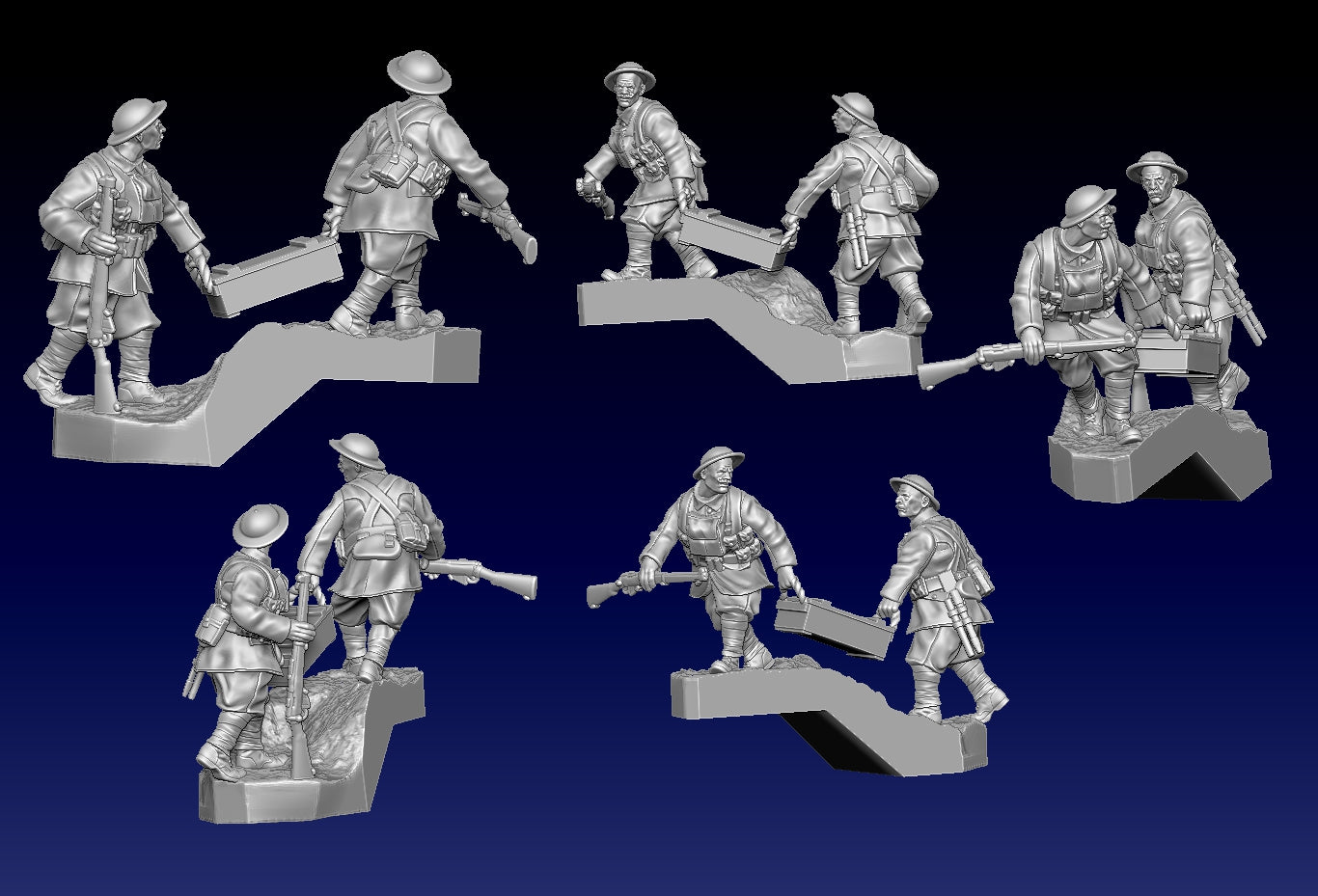 Great War Trench Bombers by Weird Armies Reign