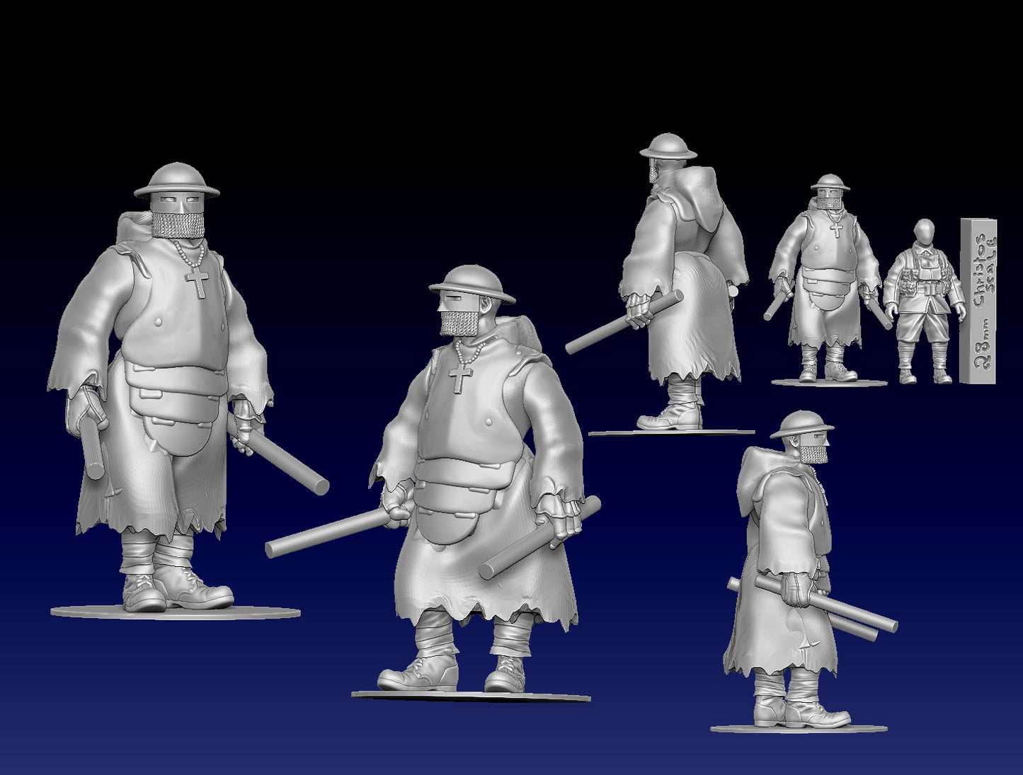 Great War Trench Monk Brute 6 by Weird Armies Reign