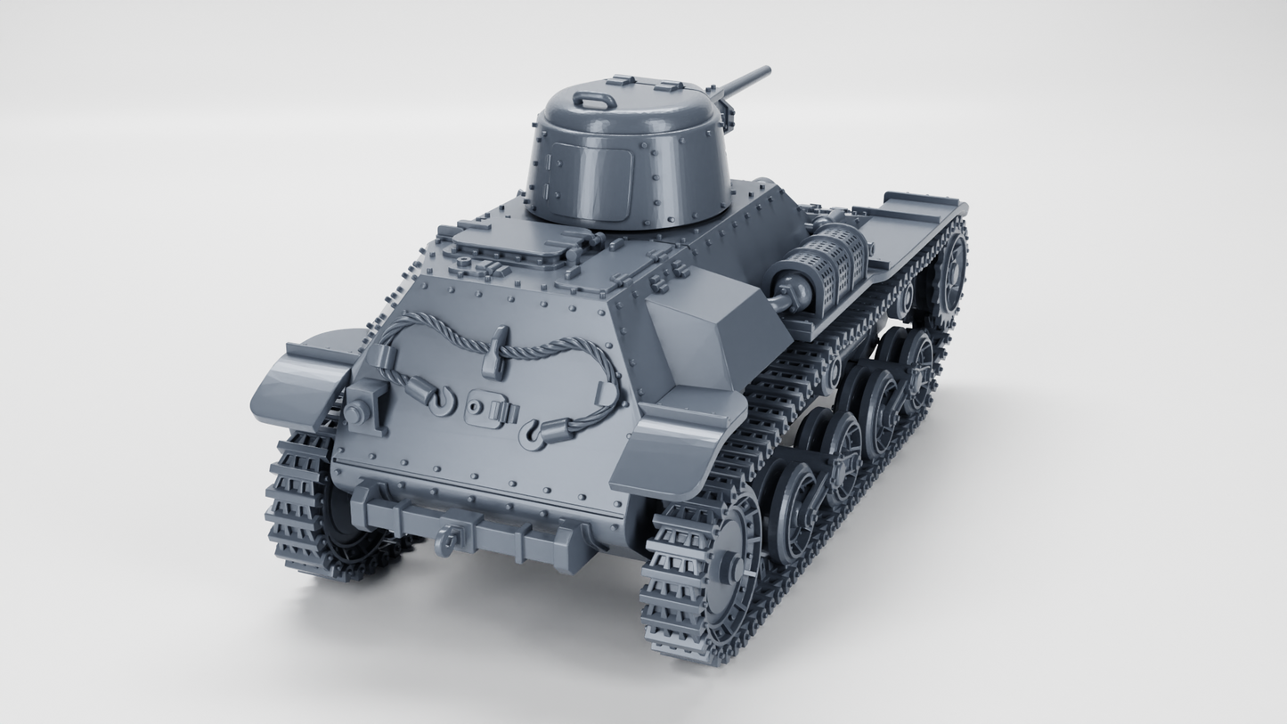 Type 97 Te-Ke Tankette  by Wargame3D