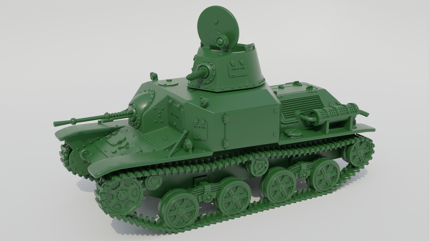 Type 92 Jyu-Sokosha (Late) Tankette by Wargame3D