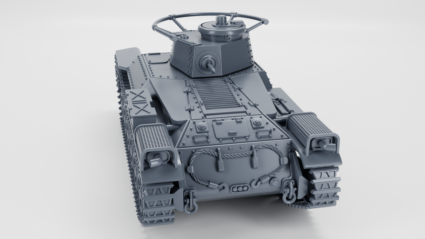 Type 97 Chi-Ha Tank by Wargame3D