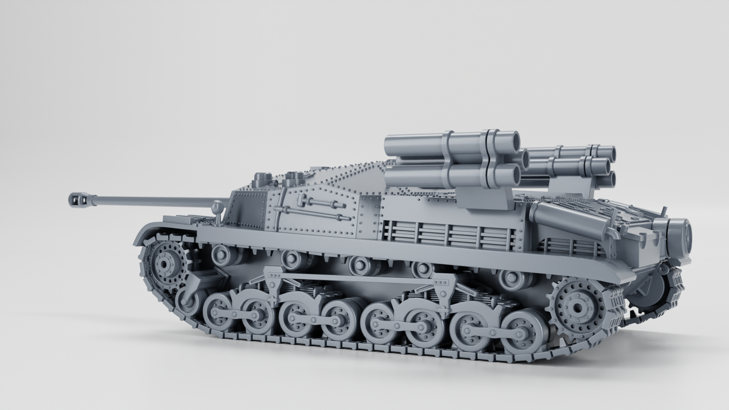 43M Zrinyi Sorozatevo Assault Gun by Wargame3D