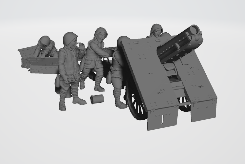 Hellenic Army Skoda M16 100mm Mountain Howitzer (WInter)