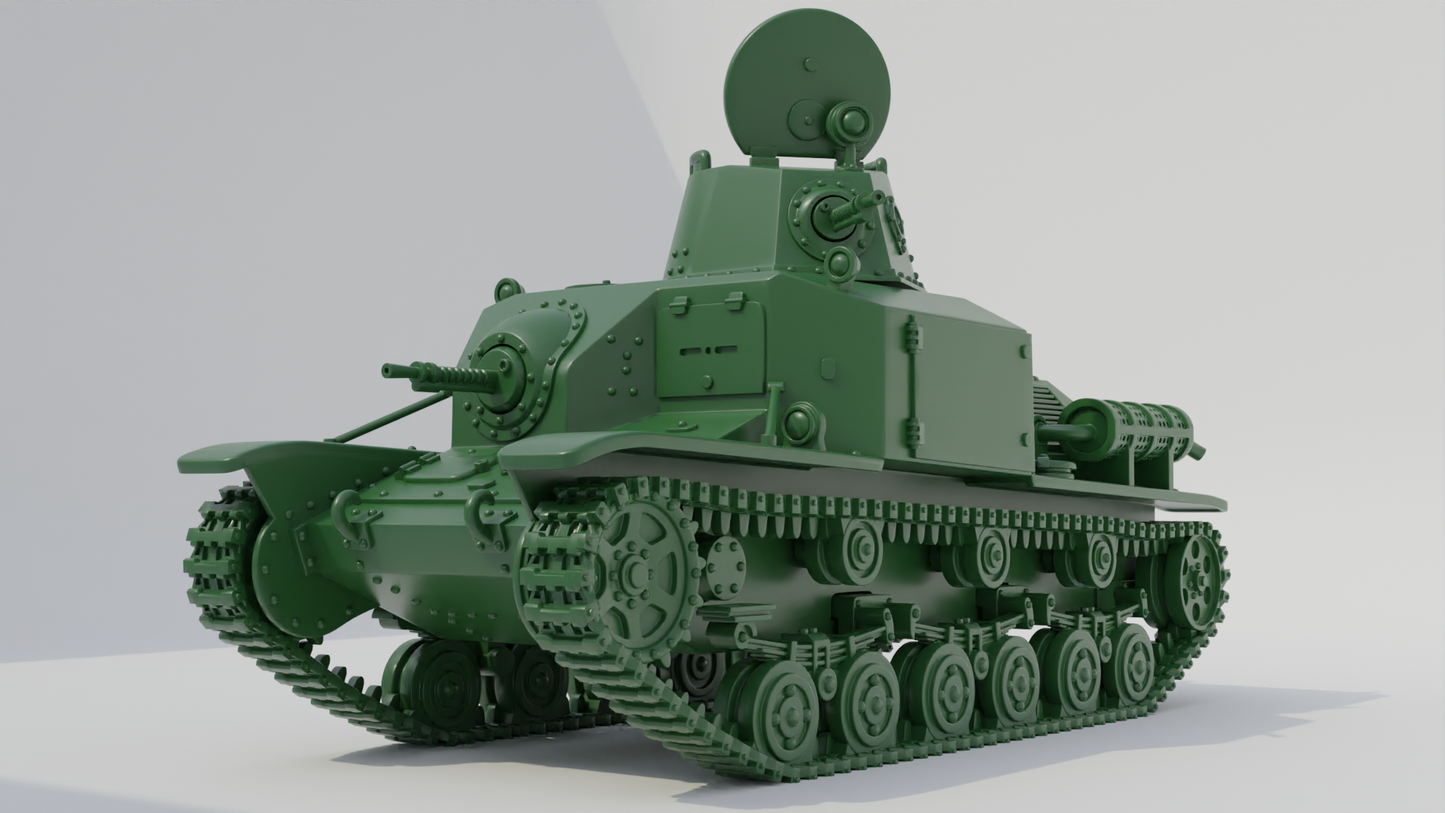 Type 92 Jyu-Sokosha (early) Tankette by Wargame3D
