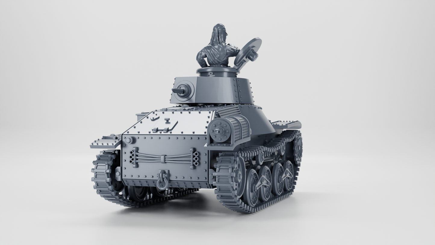 Type 4 Ke-Nu Tank by Wargame3D