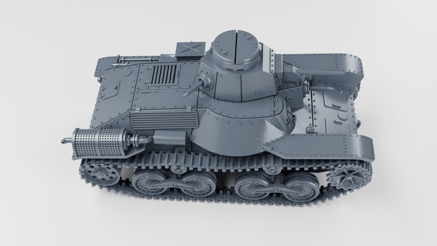 Type 95 Ha-Go Tank by Wargame3D