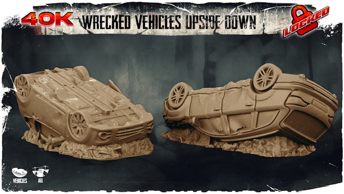 Apocalypse Dawn Upside Down Wrecks by Kraken 3d Studios