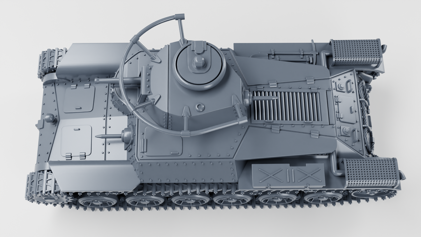 Type 97 Chi-Ha Tank by Wargame3D