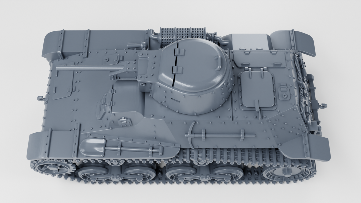 Type 97 Te-Ke Tankette  by Wargame3D