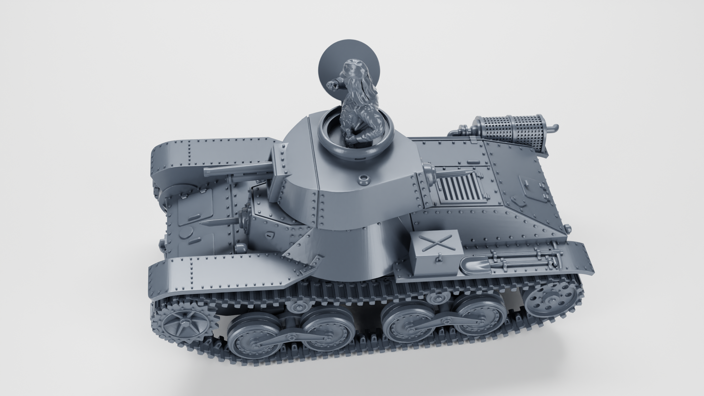 Type 4 Ke-Nu Tank by Wargame3D