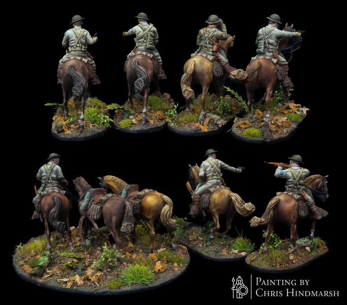 Philippine Scouts Cavalry By RKX Miniatures.