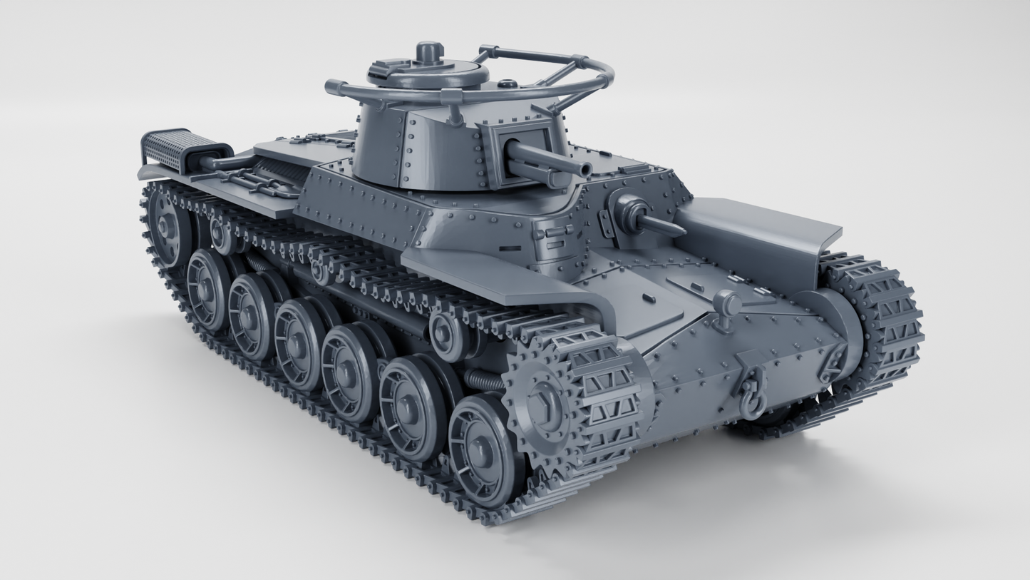 Type 97 Chi-Ha Tank by Wargame3D