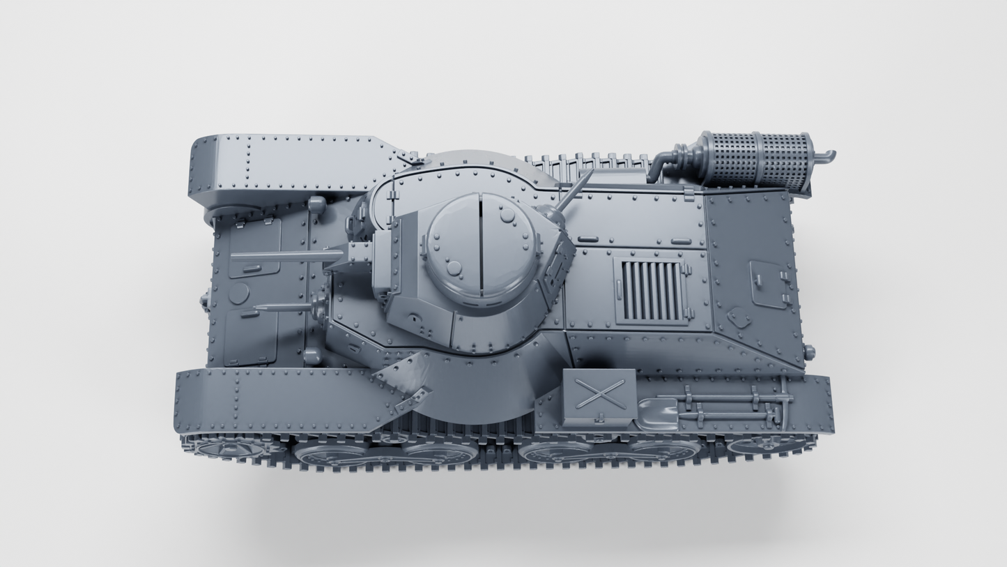 Type 95 Ha-Go Tank by Wargame3D