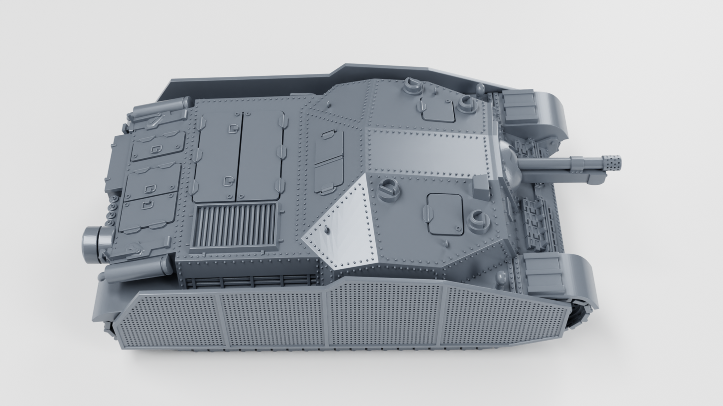 43M Zrinyi Assault Gun by Wargame3D