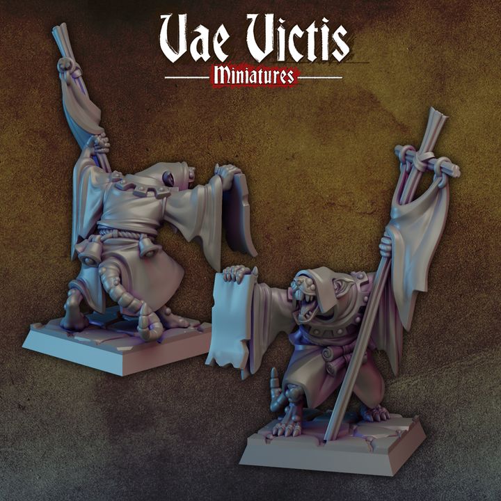 Rat folk Priest by Vae Victis Miniatures