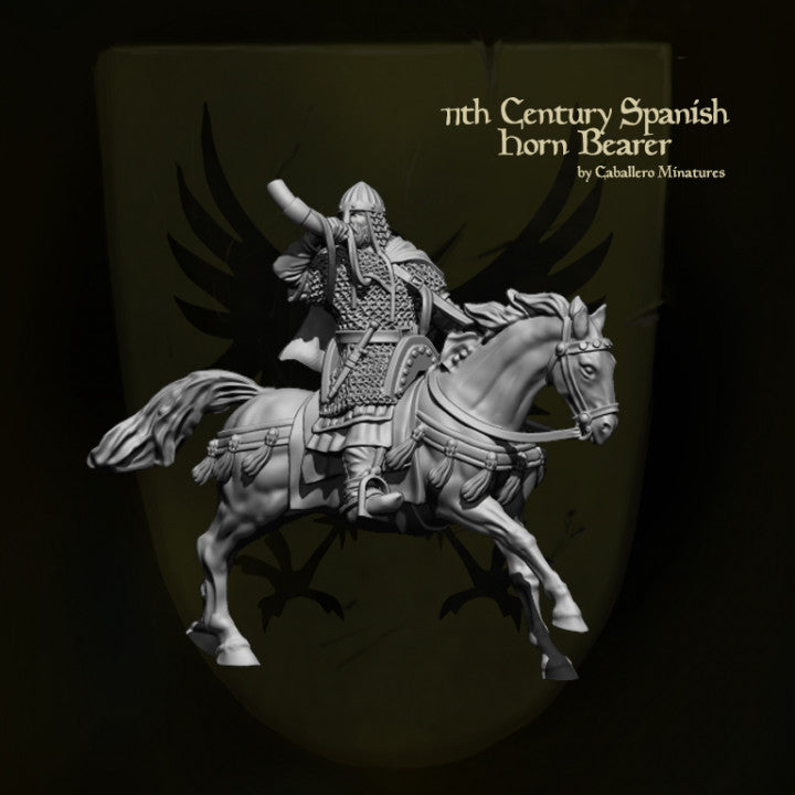 11th Century Spanish Knight Horn Bearer.