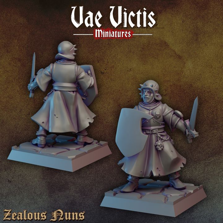 Zealous nuns 1 by Vae Victis Miniatures
