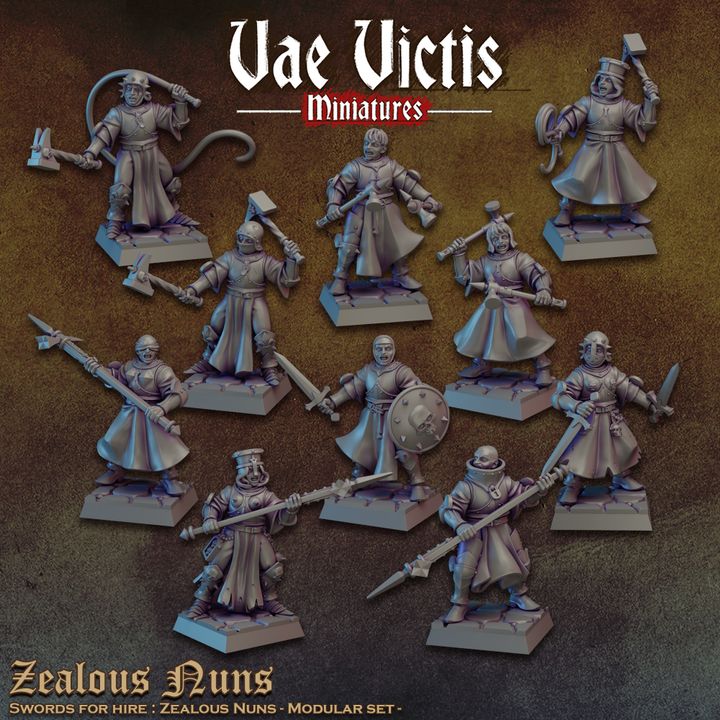 Zealous nuns 2 by Vae Victis Miniatures