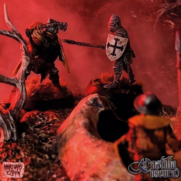 Rodeado en Cerro Lobo - Mini Aventura - Castilla Oscura by Ezipion miniatures