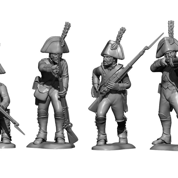 1808 spanish line infantry skirmishing by Baraka Wargames and Miniatures