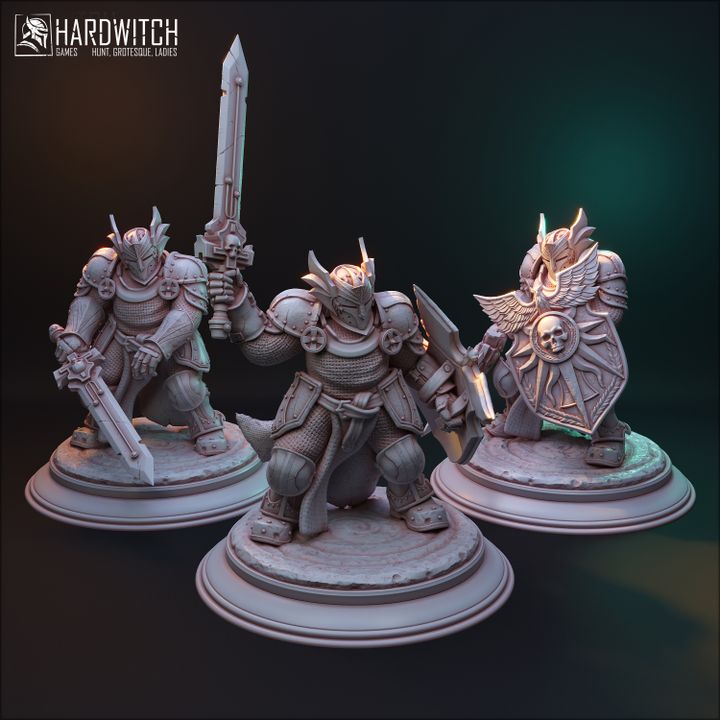 "The Core of Silence" Knight set by HardWitch-Games.