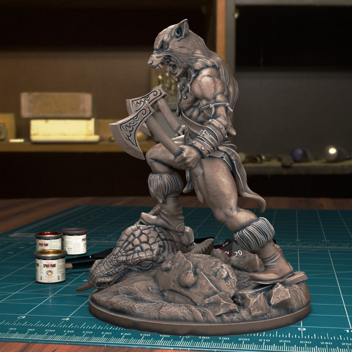 3 Month Barbarian Slayer by Tytan Troll Miniatures