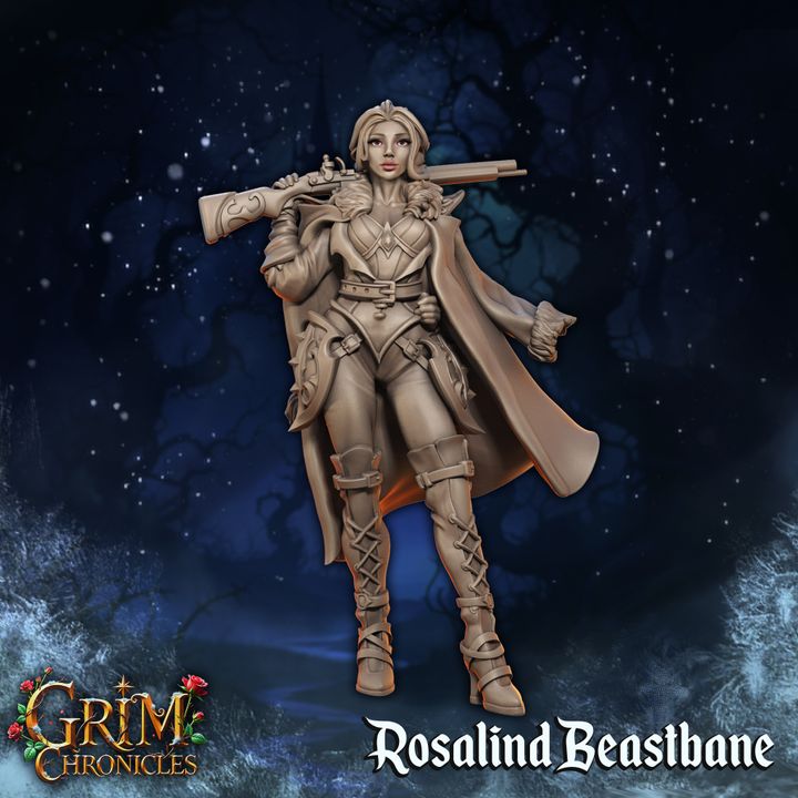 The huntress Rosalind Beastbane by Great Grimoire