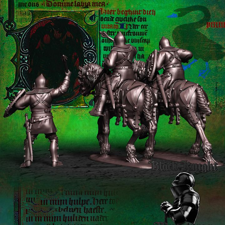 Early 15th century - Jan Žižka by Black Knight Miniatures