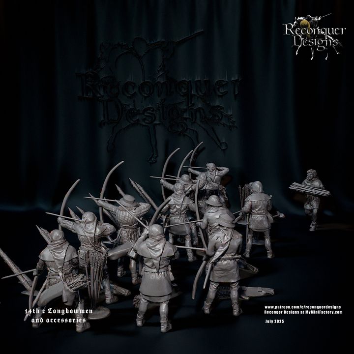 14th century Longbowmen by Reconquer Designs