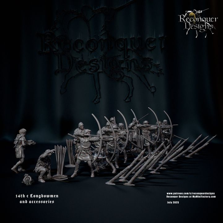 14th century Longbowmen by Reconquer Designs