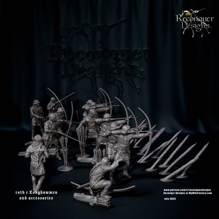 14th century Longbowmen by Reconquer Designs