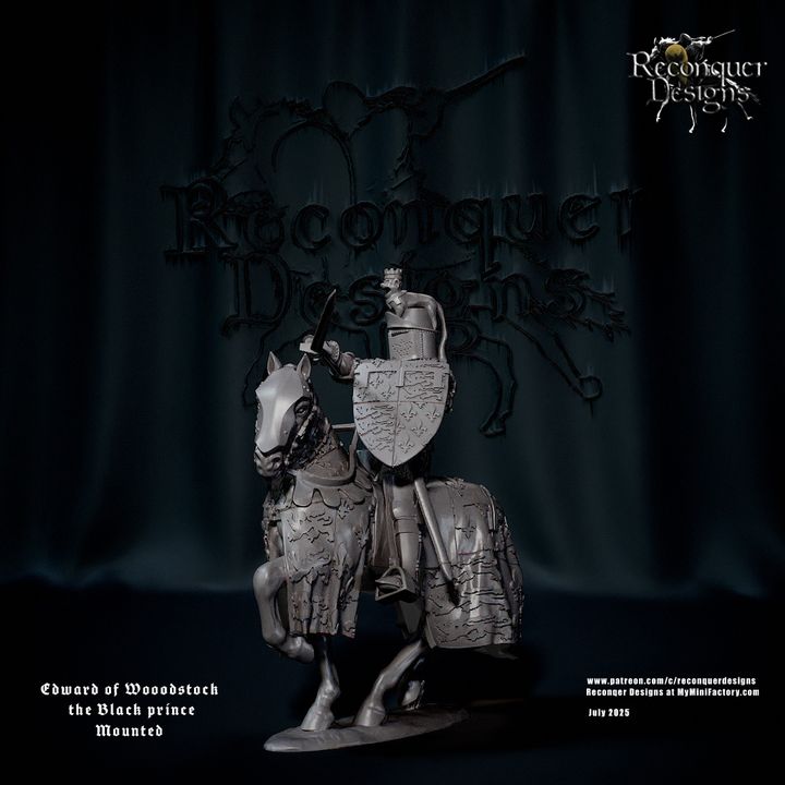Prince Edward of Woodstock (mounted) by Reconquer Designs
