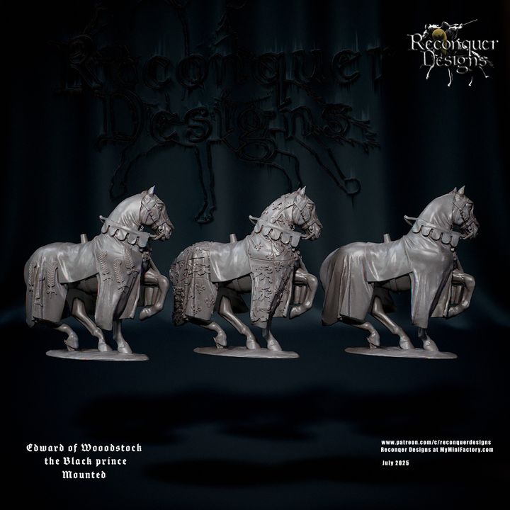 Prince Edward of Woodstock (mounted) by Reconquer Designs