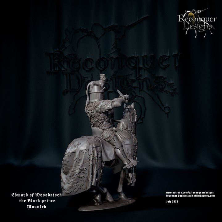 Prince Edward of Woodstock (mounted) by Reconquer Designs
