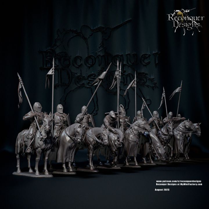 Mid 14th c Knights set A by Reconquer Designs