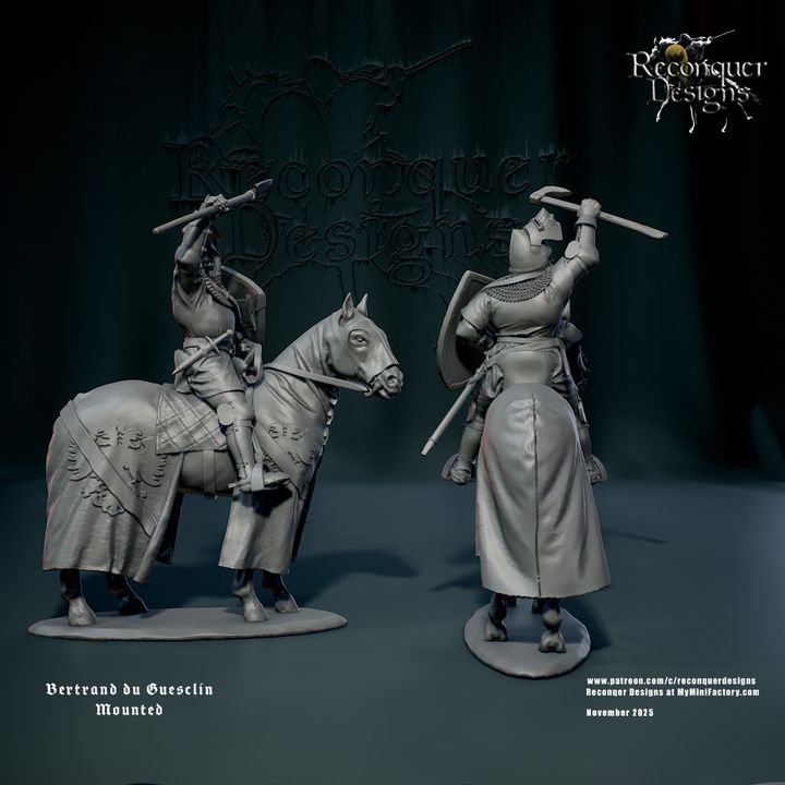 Bertrand du Guesclin, mounted by Reconquer Designs