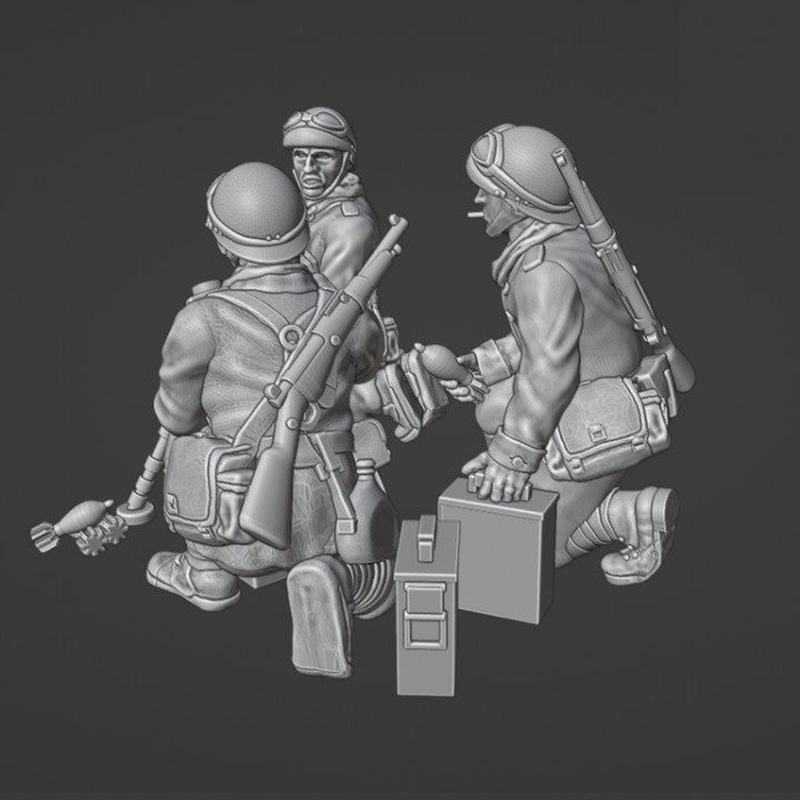 28mm french 60mm Brandt mortar and dragons portes by Colonel Muller
