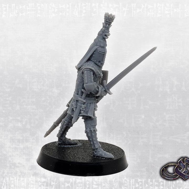 Gunther von Schwarzburg on Foot by Ezipion miniatures.