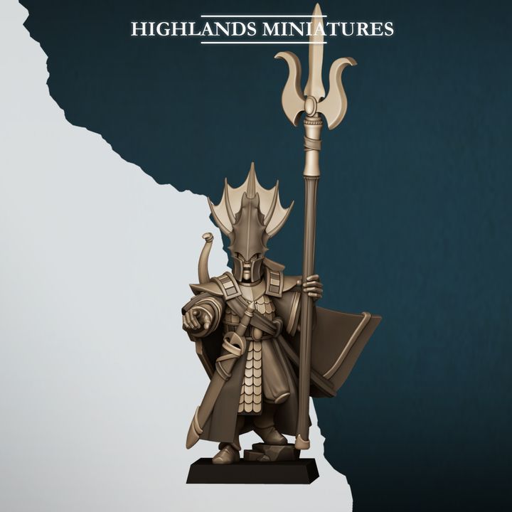 Aegean Elf Lord of the Sea by Highlands Miniatures