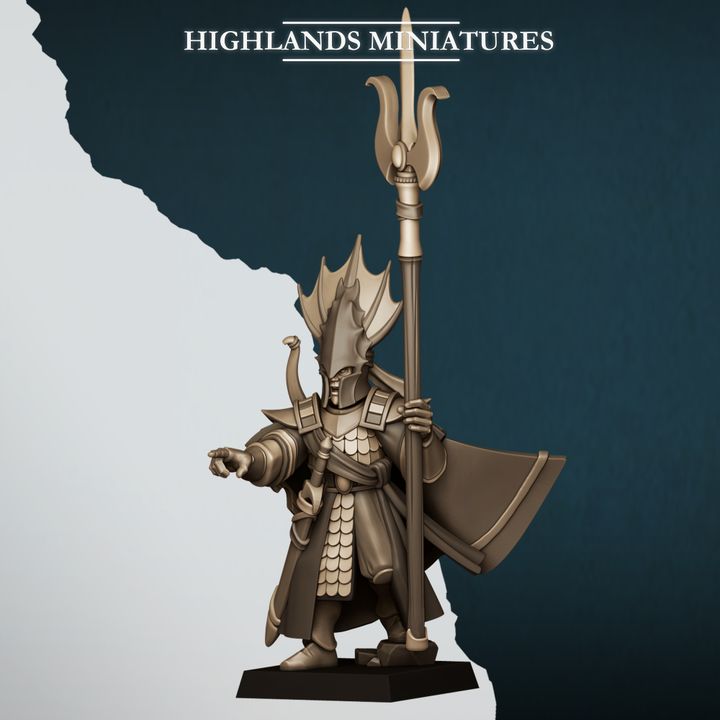 Aegean Elf Lord of the Sea by Highlands Miniatures