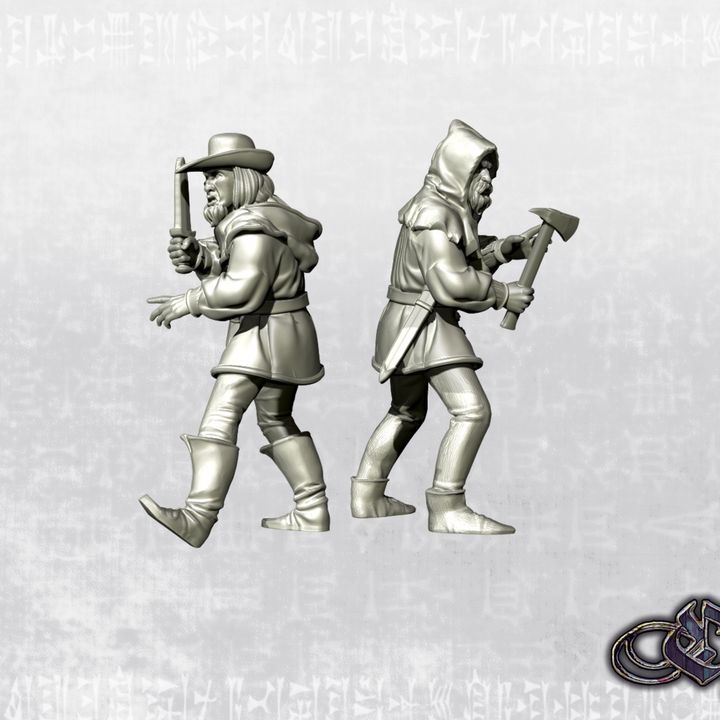 "Villainous robbers" by Ezipion miniatures.