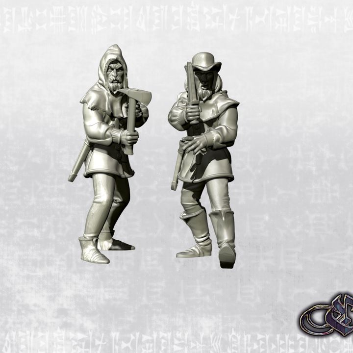 "Villainous robbers" by Ezipion miniatures.