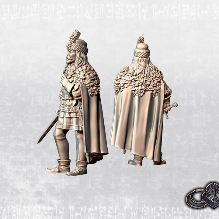 "Vlad Tepes on foot" by Ezipion miniatures.
