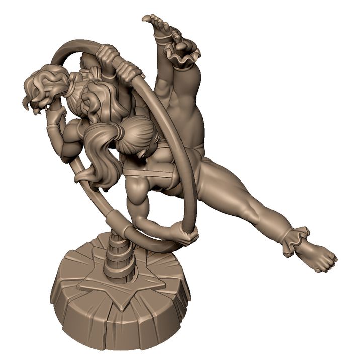 Circus acrobats diorama +NSFW by Menagerie Miniature