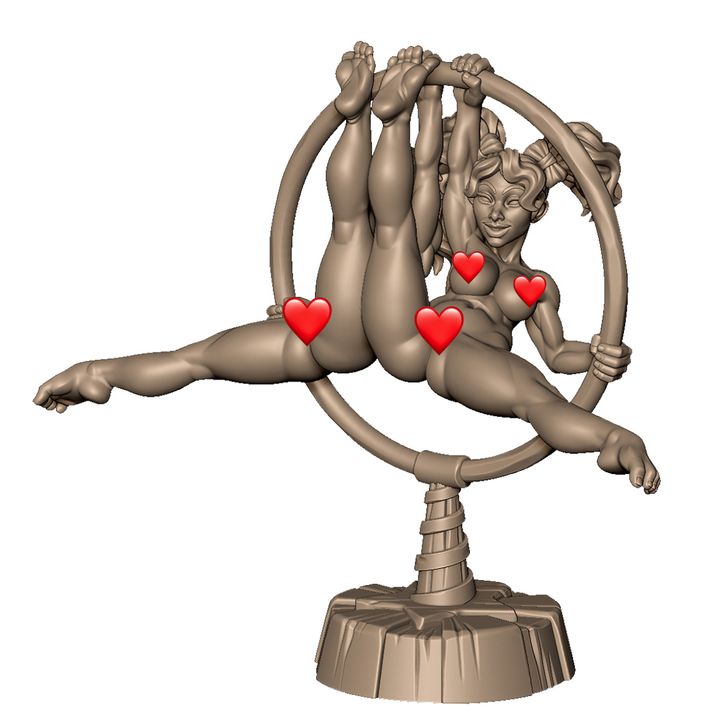 Circus acrobats diorama +NSFW by Menagerie Miniature