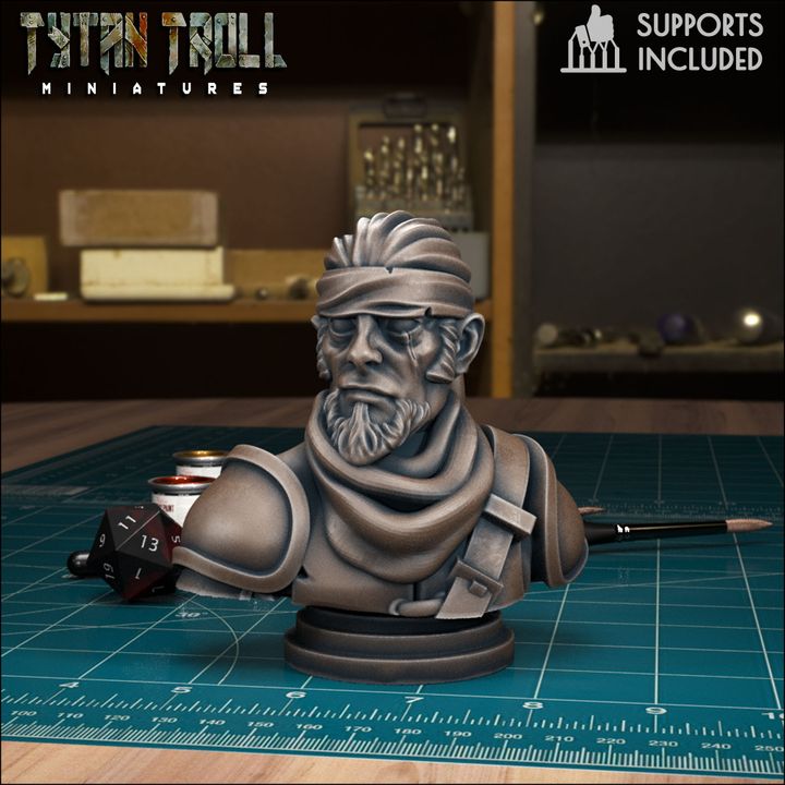 Alexei Bust by Tytan Troll Miniatures